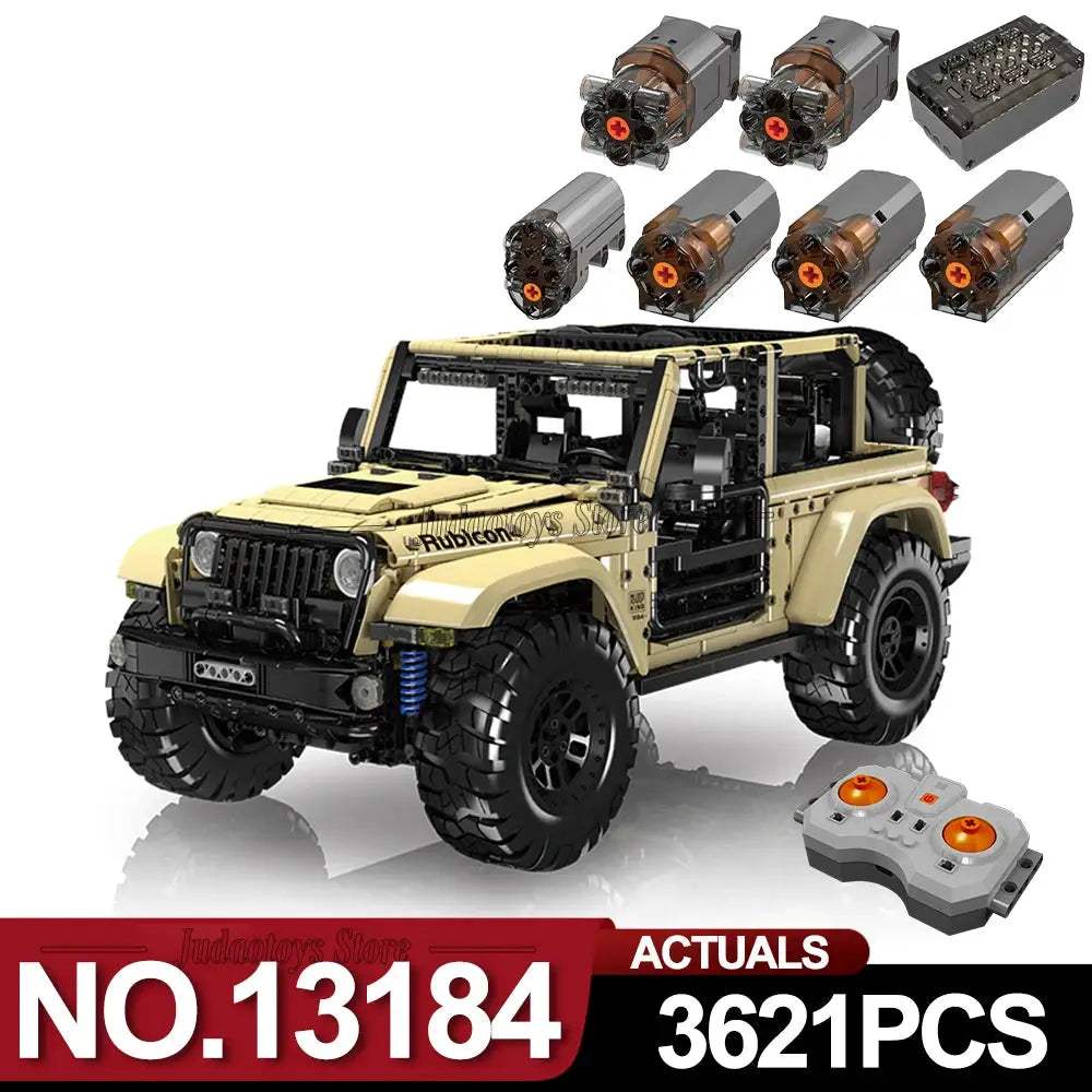 Mould King Wrangler SUV Building Blocks Set For Kids - ToylandEU™