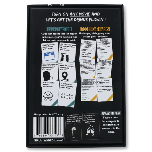 WATCH MOVIES, GET DRUNK - The Live Movie Drinking Game - ToylandEU™