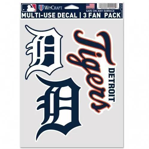 Detroit Tigers Decal Multi Use Fan 3 Pack By Wincraft - ToylandEU™