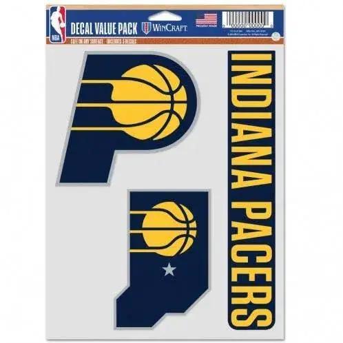 Indiana Pacers Decals Multi Use 3 Pack Indoor Outdoor - ToylandEU™