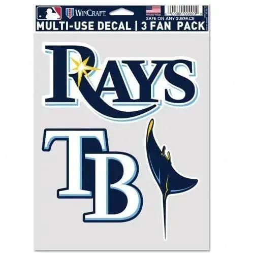 Tampa Bay Rays Removable Multi Use Decal Set 3 Pack - ToylandEU™