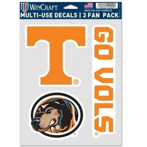 Tennessee Volunteers Decal Set 3 Pack Multi Use Outdoor - ToylandEU™