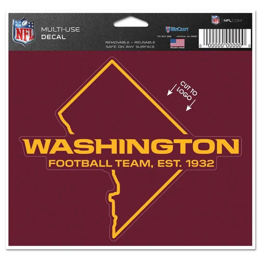 Washington Football Team Decal 5x6 Multi Use Color Cut Logo - ToylandEU™