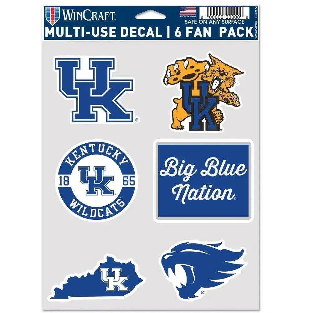 Kentucky Wildcats Multi Use Fan Decals Six Pack Set - ToylandEU™
