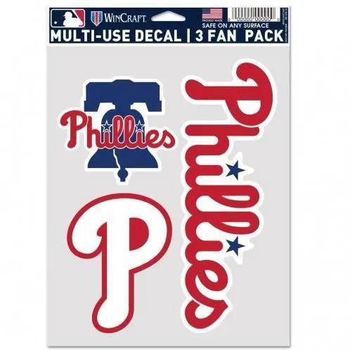 Philadelphia Phillies Decal Pack Multi Use Fan 3 Designs - ToylandEU™