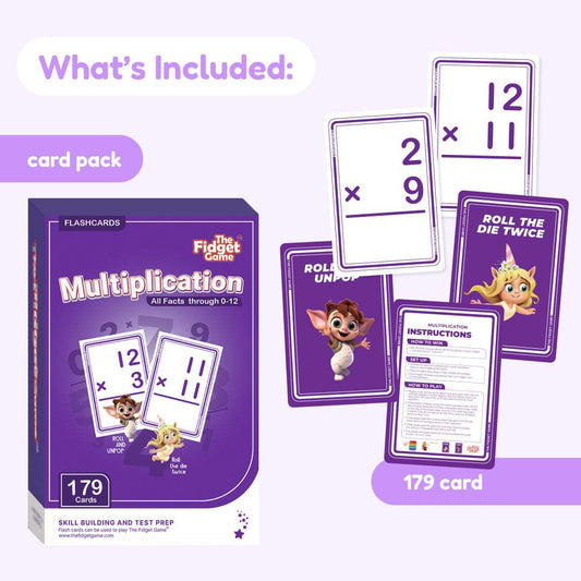 Multiplication Cards | All Facts 0-12 | Toylandeu™