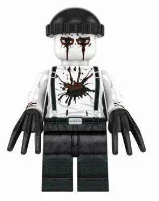 Muse Custom Figure White Mask Dark Tattered Costume Red Accents Inspired by Marvel Daredevil Inhumans Villain - ToylandEU