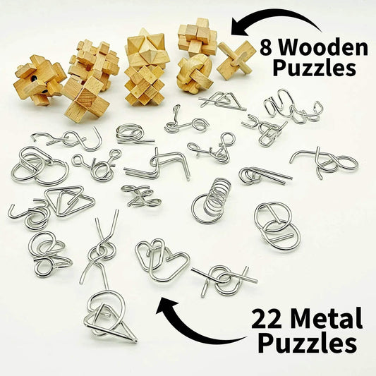 Museum Puzzles Curated 30 Wood And Metal Collection - ToylandEU™