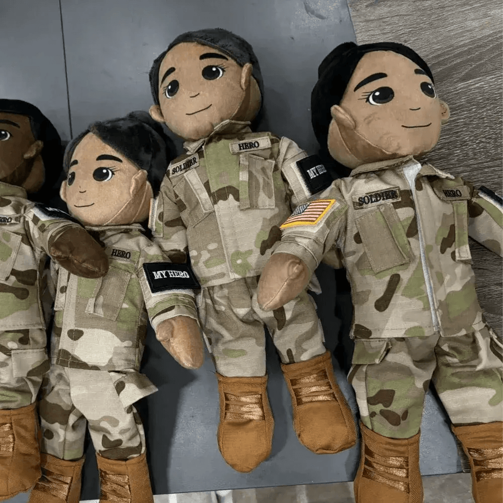 Army Soldier Daddy Doll Custom Recordable Keepsake - ToylandEU™