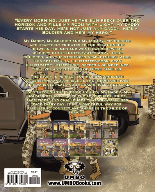 My Mommy My Soldier Army Kids Book Service Bonding - ToylandEU™