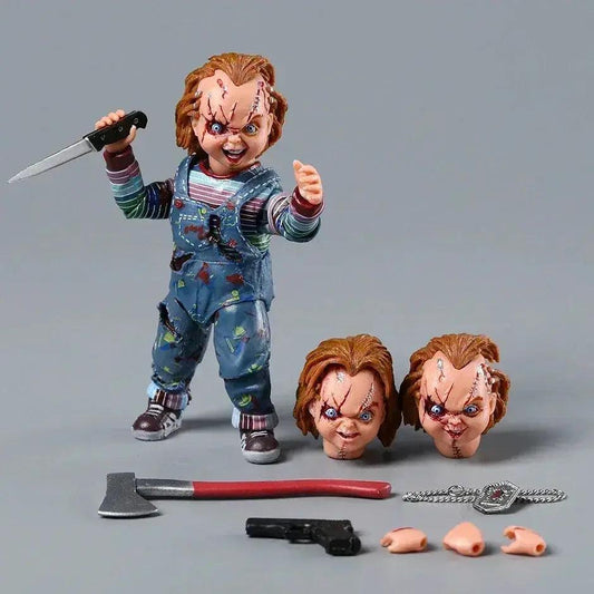 NECA Bride Of Chucky Ultimate CHUCKY Action Figure PVC 10 cm Unisex Collectible Model Toy - ToylandEU™