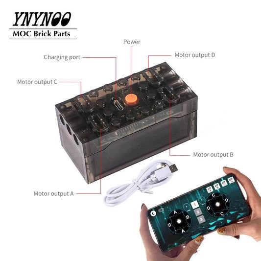 NEW Bluetooth Lithium Sbrick Buwizz Battery Box Motors Train Remote Control PF Brick Blocks Toy Suitable for IOS 9.0 and Android - ToylandEU