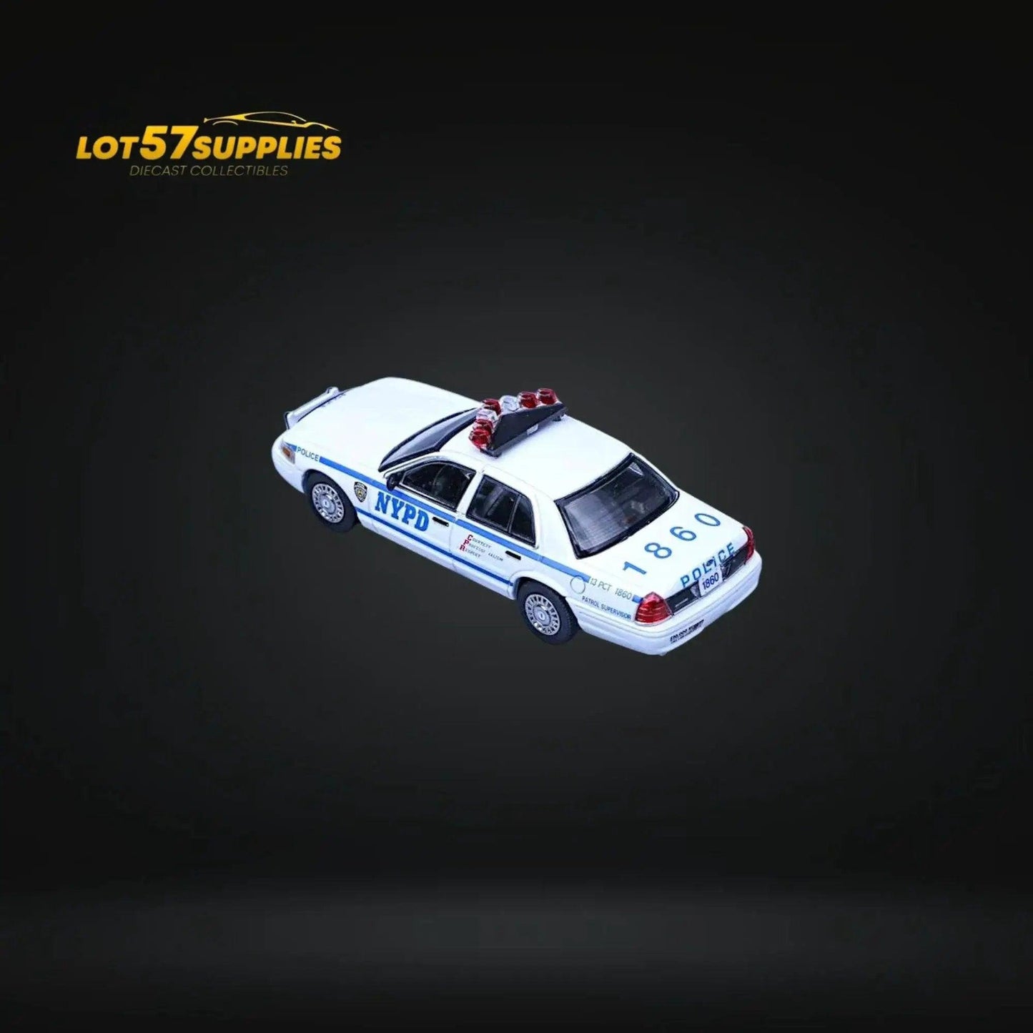 NYPD Ford Crown Victoria Diecast Ltd Edition 1To64 - ToylandEU™