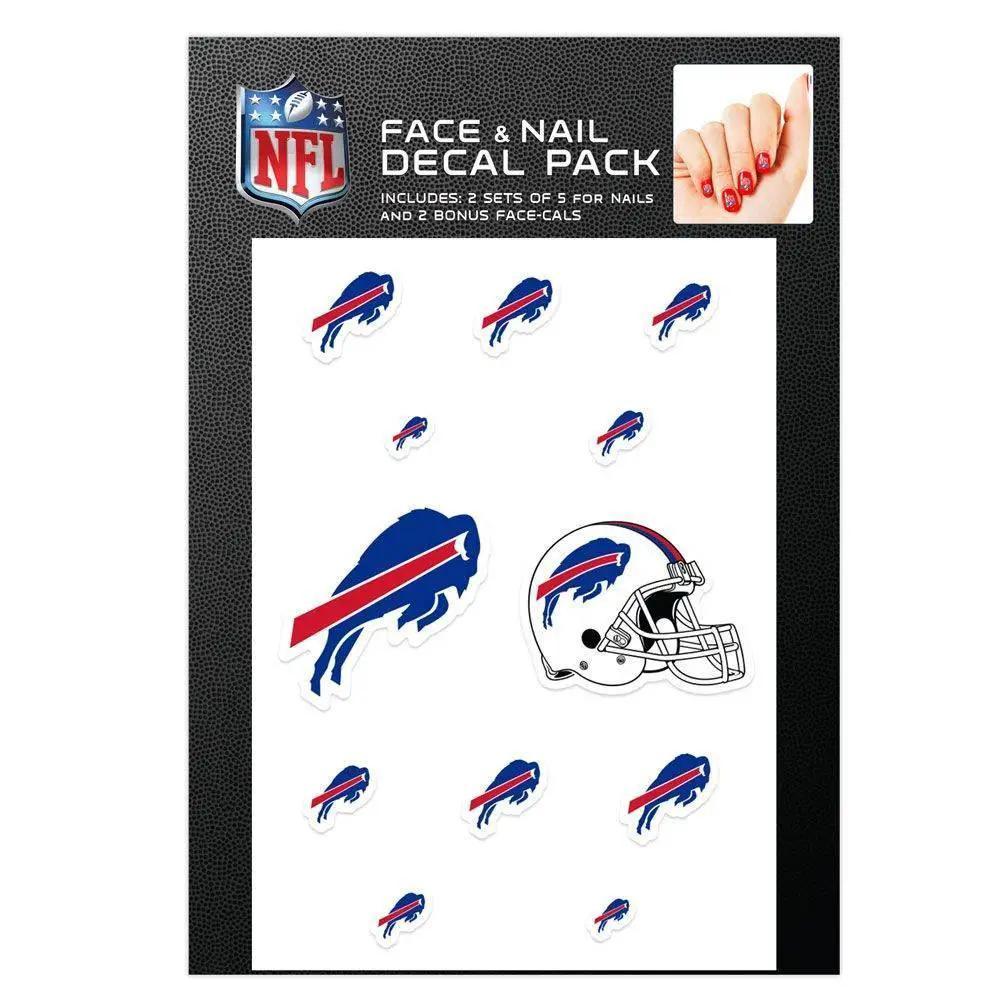 Buffalo Bills Nail Cals Set 10 NailCals and 2 FaceCals - ToylandEU™