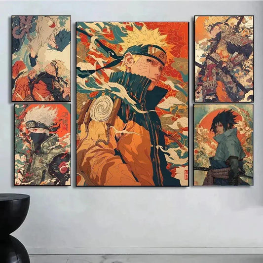 Naruto Anime Posters Wall Art Vibrant Colors - ToylandEU™