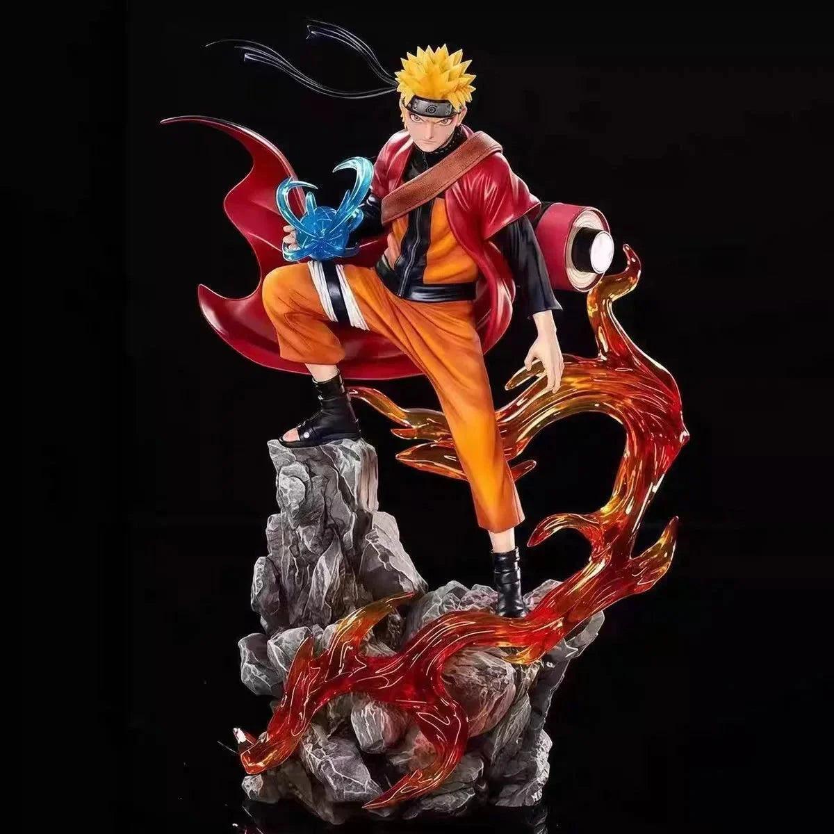 Naruto Shippuden PVC Figures Sasuke And Naruto 27cm Set