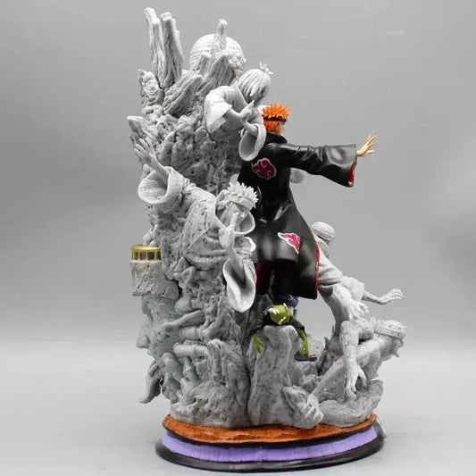 Naruto Shippuden Pain Anime Figure, Akatsuki Six Paths Nagato Figurine PVC Statue 27 cm - ToylandEU™