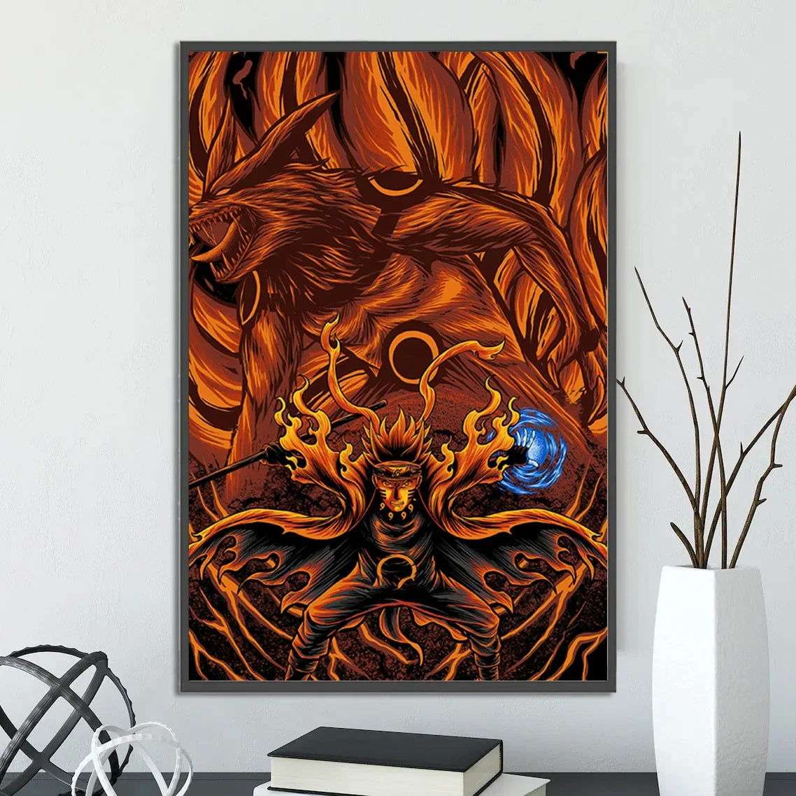 Naruto Shippuden Self Adhesive Poster Wall Art Premium
