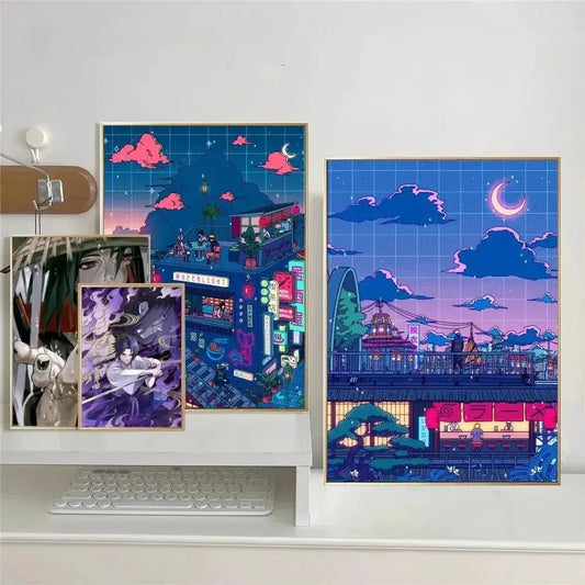 Naruto Shippuden Wall Posters Self Adhesive Vibrant - ToylandEU™