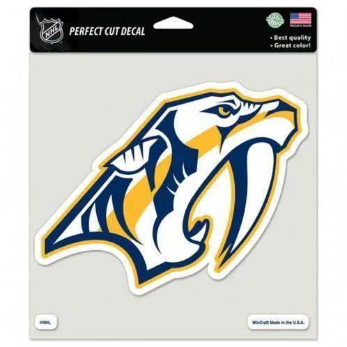 Nashville Predators 8x8 Color Decal Perfect Cut Vinyl - ToylandEU™