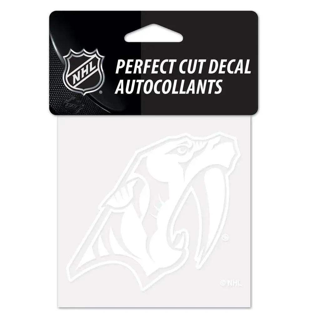 Nashville Predators Decal 4x4 Perfect Cut White Sticker - ToylandEU™