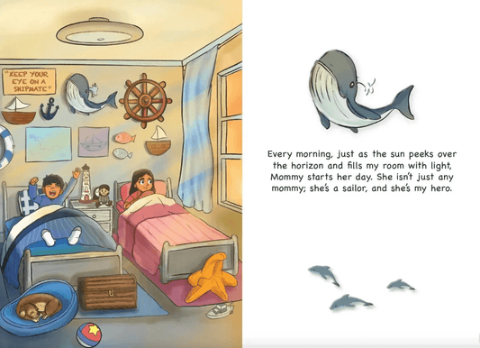 Navy Children Book My Mommy My Sailor Heartwarming Tale - ToylandEU™