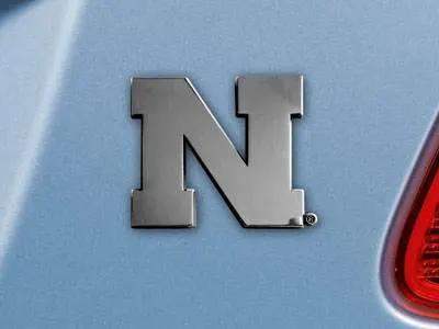 Nebraska Cornhuskers Auto Emblem Premium Chrome 3D Logo - ToylandEU™