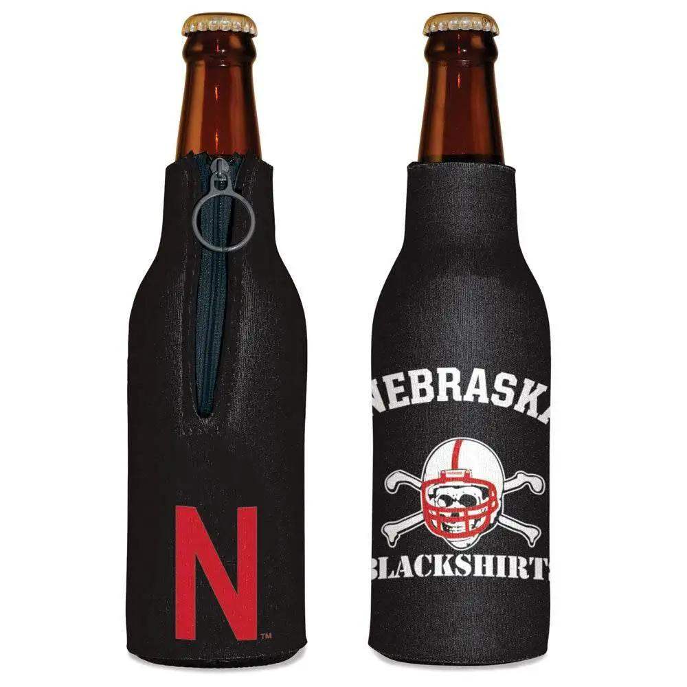 Nebraska Cornhuskers Bottle Cooler Black Shirt Design - ToylandEU™