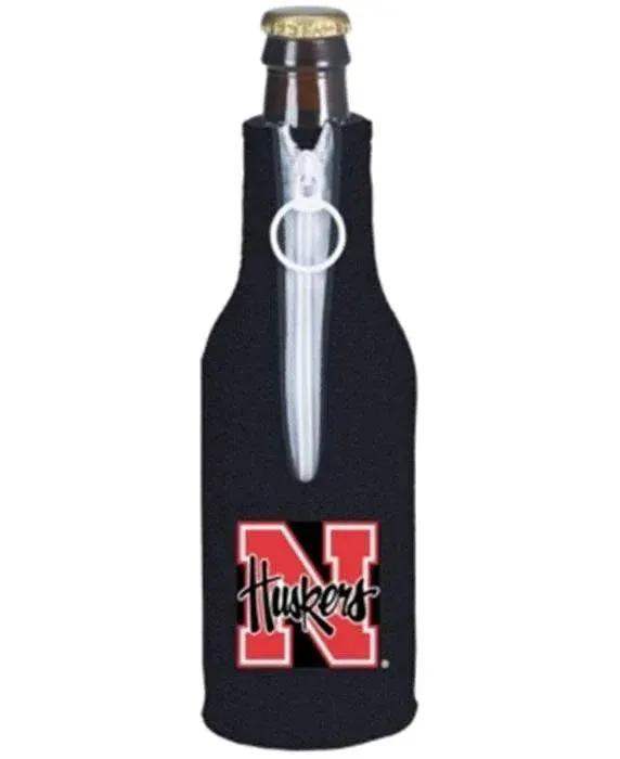 Nebraska Cornhuskers Bottle Holder Black Insulated Zipper - ToylandEU™