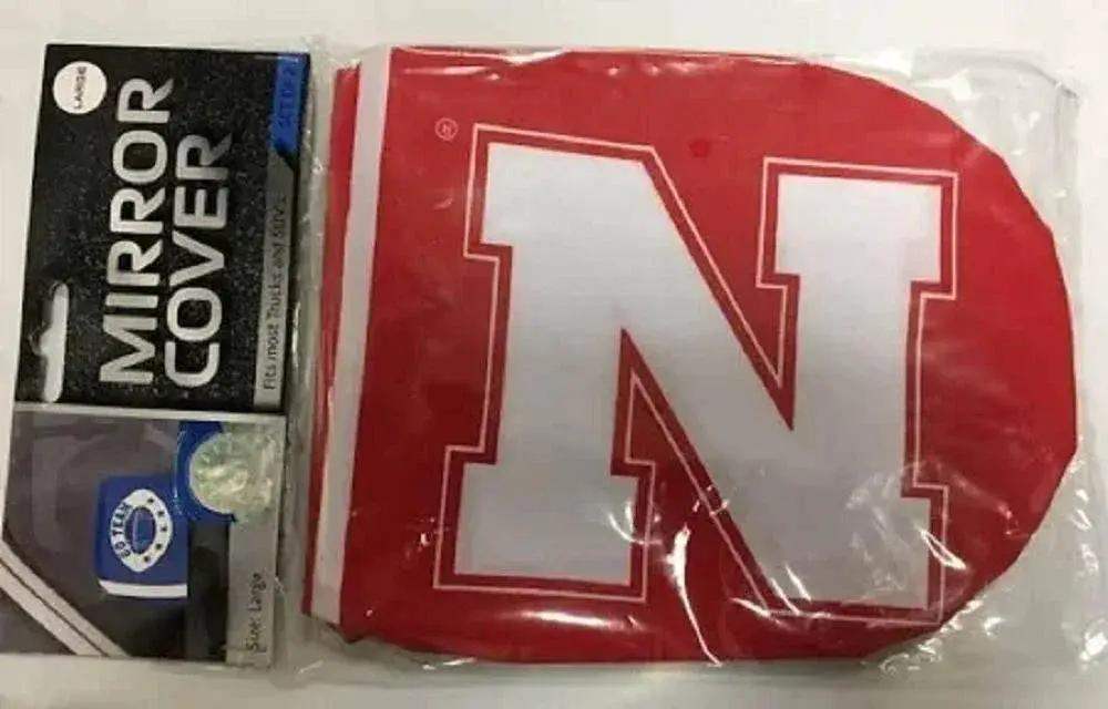 Nebraska Cornhuskers Car Mirror Cover Large Tailgate Ready - ToylandEU™