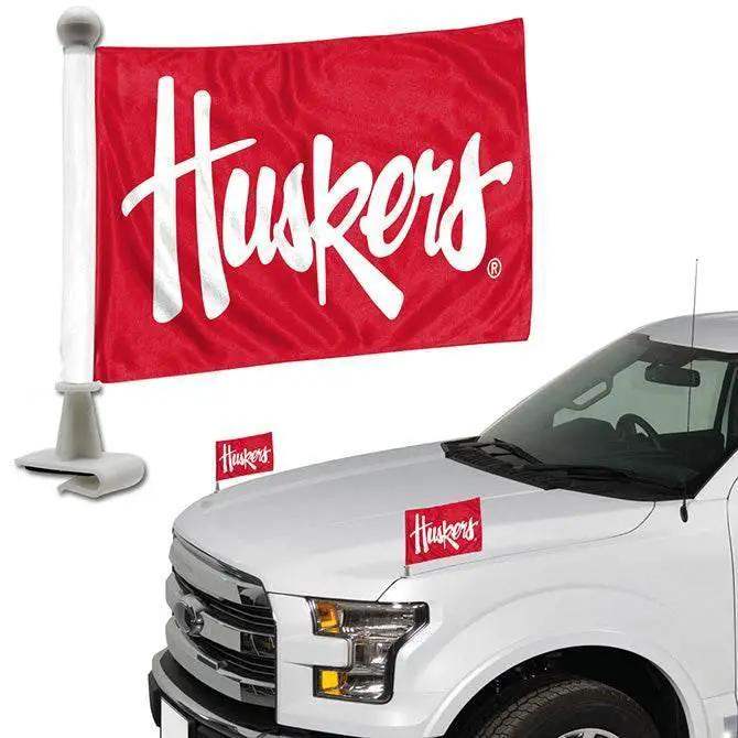 Nebraska Cornhuskers Flag Set 2 Piece Ambassador Style - ToylandEU™