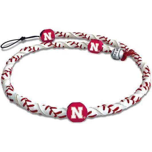 Nebraska Cornhuskers Frozen Rope Baseball Necklace Classic - ToylandEU™