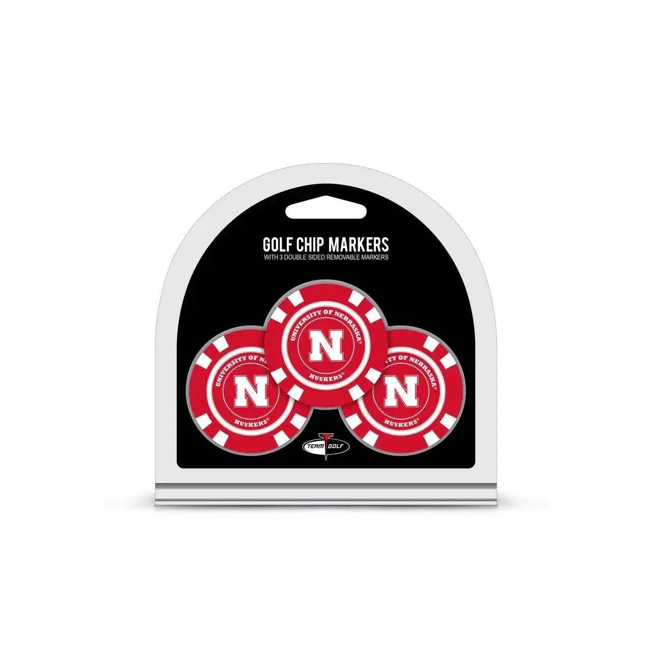 Nebraska Cornhuskers Golf Chip With Marker 3 Pack Set - ToylandEU™