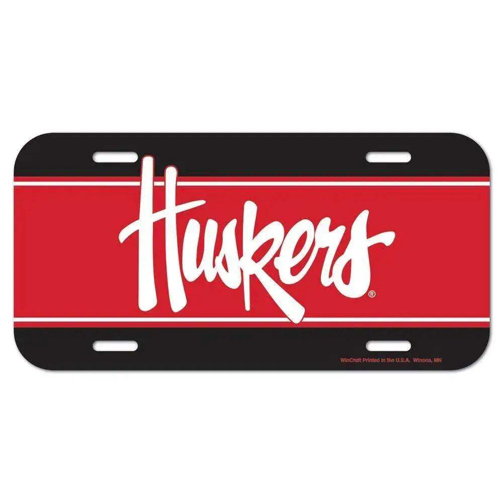 Nebraska Cornhuskers License Plate Plastic - ToylandEU™