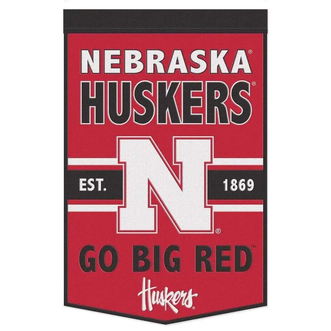 Nebraska Cornhuskers Wool Banner 24x38 Dynasty Slogan - ToylandEU™