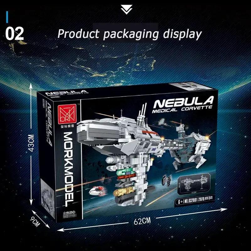 Nebula Medical Corvette Frigate Building Blocks Kit Pro - ToylandEU™