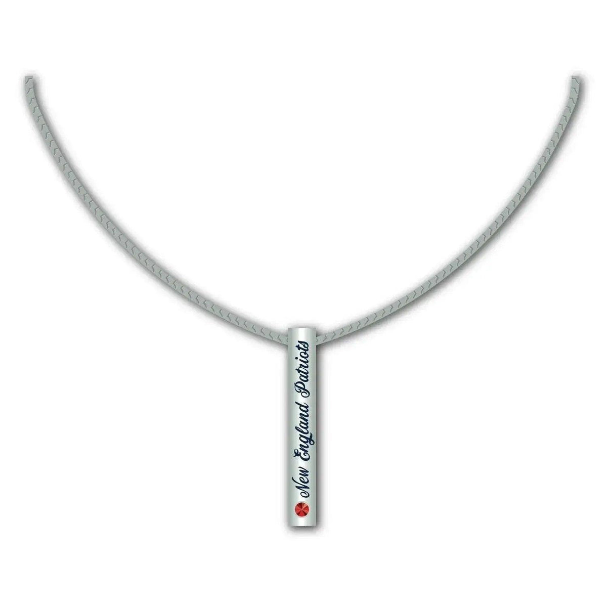 New England Patriots Necklace Silver Bar Pendant Gift - ToylandEU™