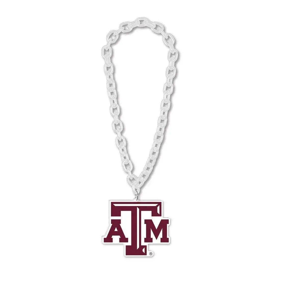 Texas A M Aggies Necklace With 38 Inch Fan Chain Foam Logo - ToylandEU™