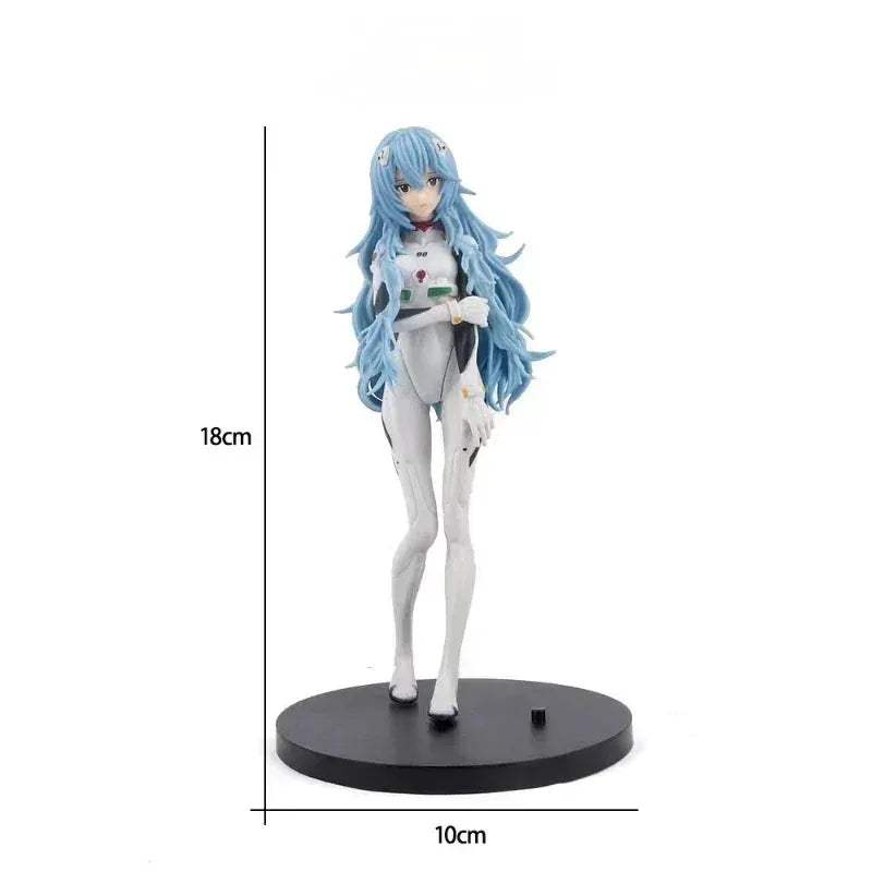 Neon Genesis Evangelion Rei Ayanami 18cm PVC Figure Art - ToylandEU™