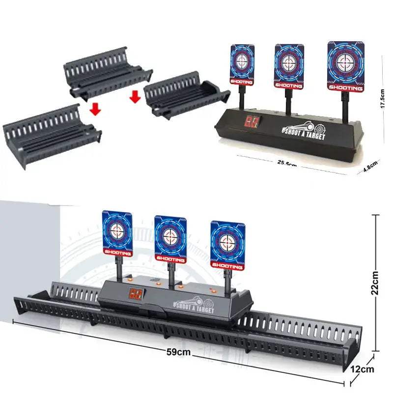 Nerf Gun Auto Reset Target With Sound Lights Scoring - ToylandEU