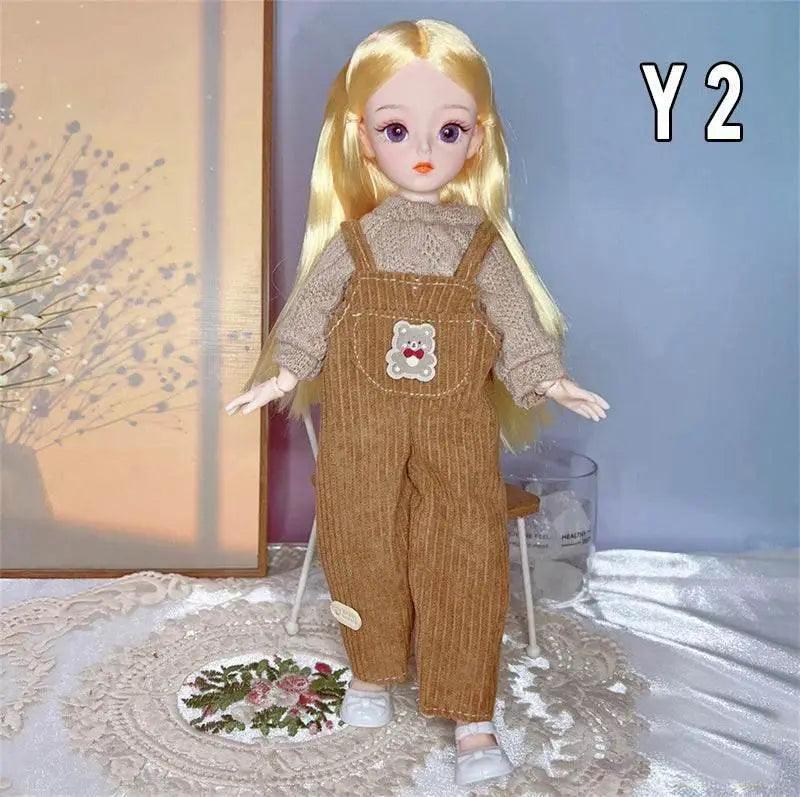 New 30cm 1/6 Girls BJD Anime Hinged Dolls for Kids - ToylandEU™