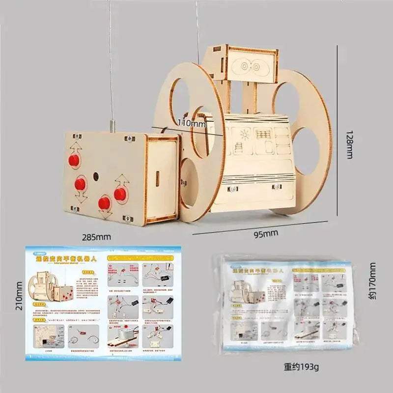 New 3D Assembly Remote Control Robot Model Children's DIY Science Experiment Toy Set Educational Kids Gift - ToylandEU