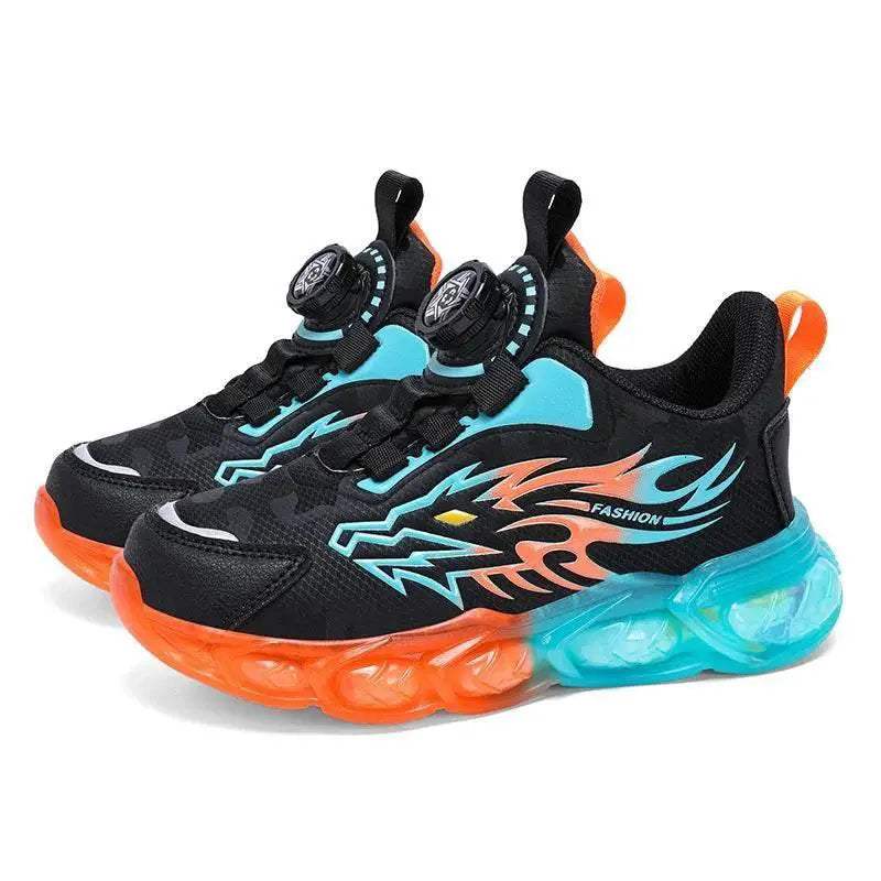 New Anti-skid Leather Kids Sneakers for Boys Running - ToylandEU