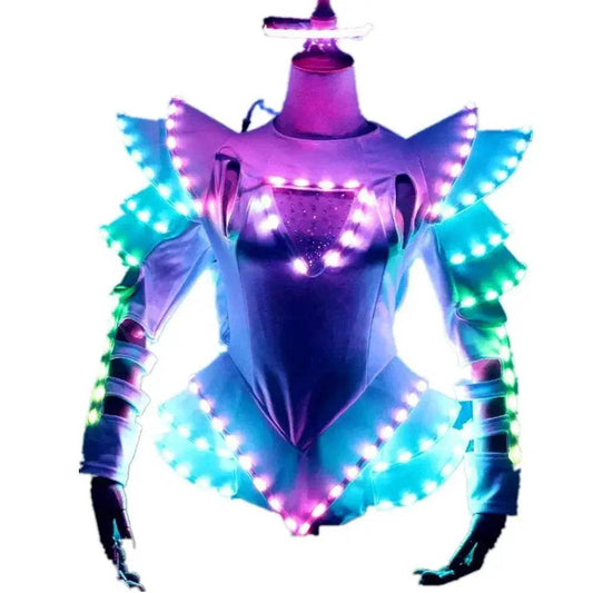 New Arrival Bride Light Up Luminous LED Costume Tutu Dress - ToylandEU