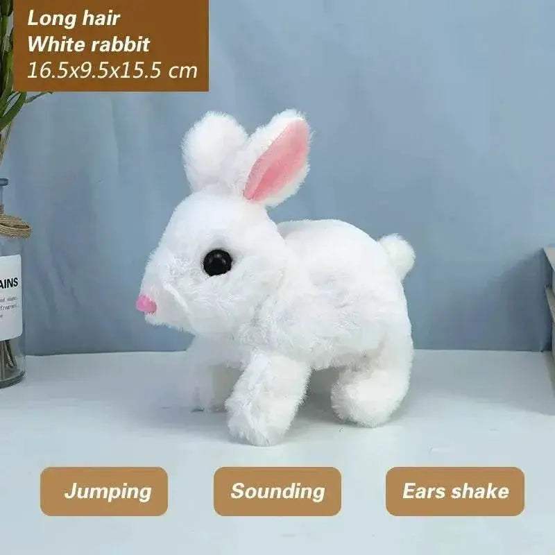 New Electronic Plush Rabbit Toy Robot Animal For Kids - ToylandEU