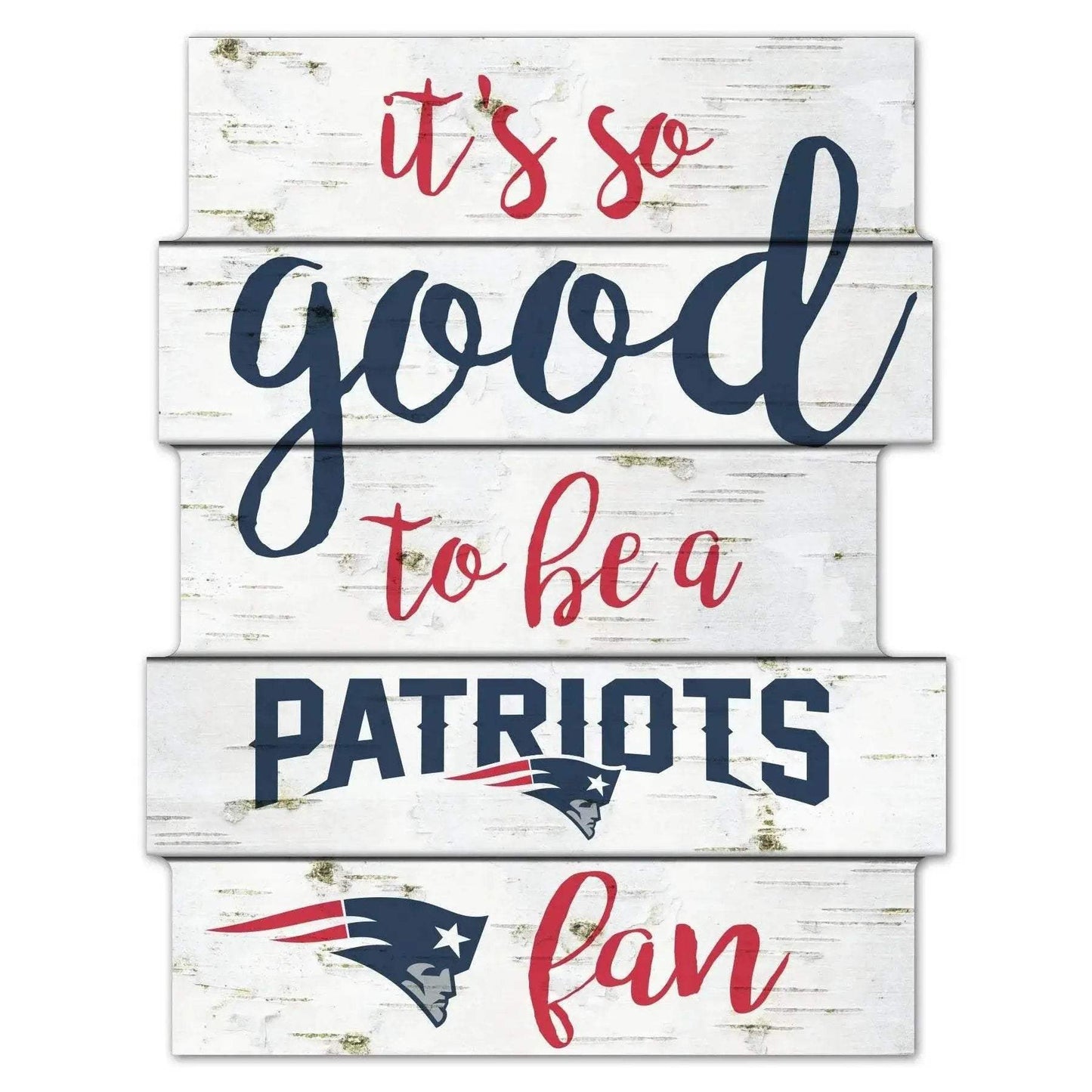 New England Patriots 11x14 Wood Sign Good To Be A Fan - ToylandEU™