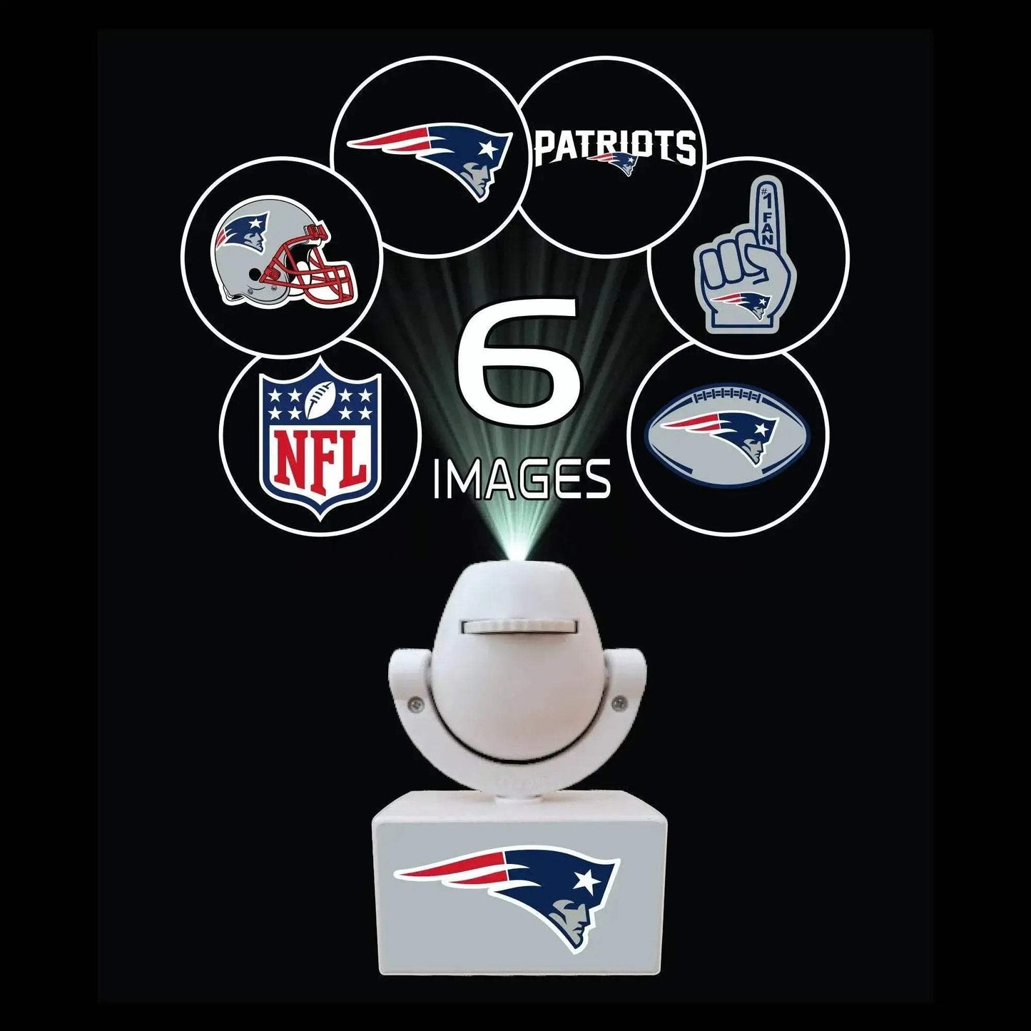 New England Patriots Led Spotlight Projector Mini Portable - ToylandEU™