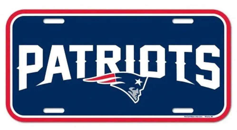 New England Patriots License Plate Plastic - ToylandEU™
