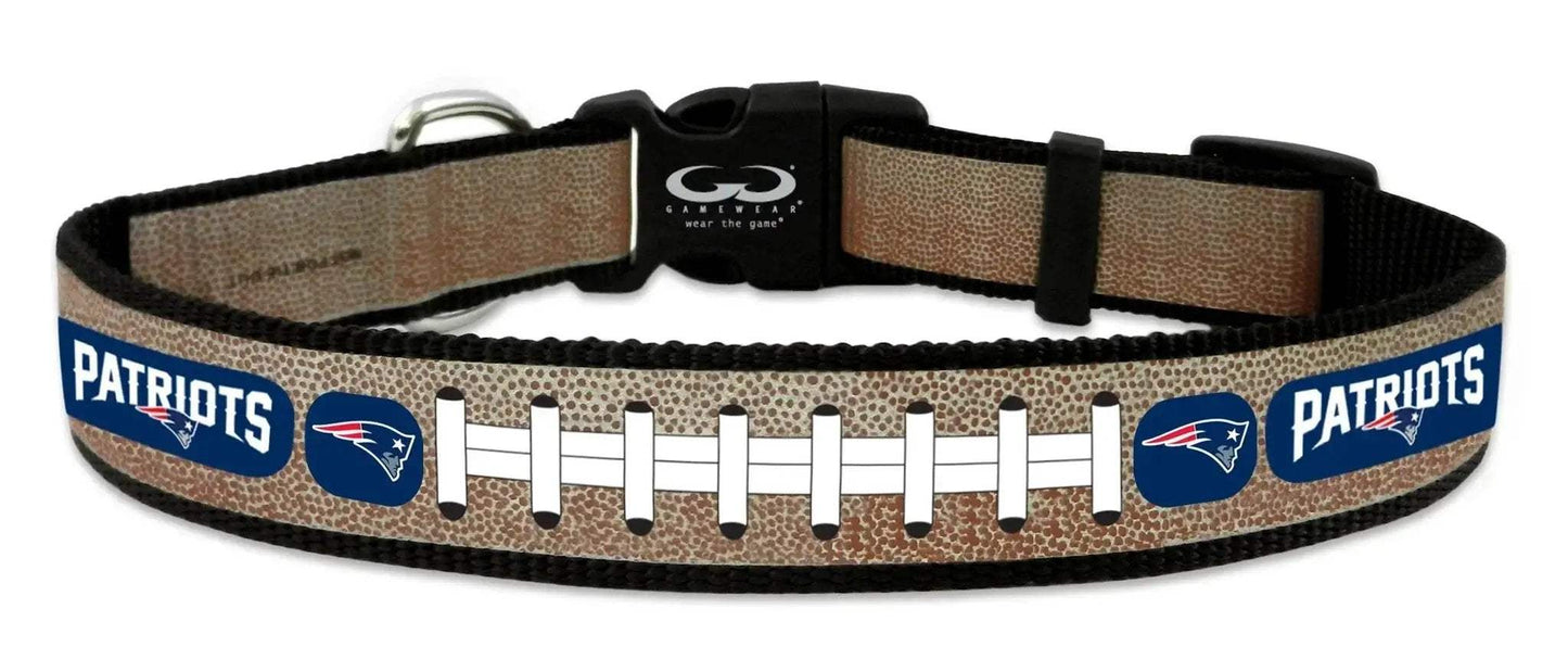New England Patriots Pet Collar Reflective Football Medium - ToylandEU™
