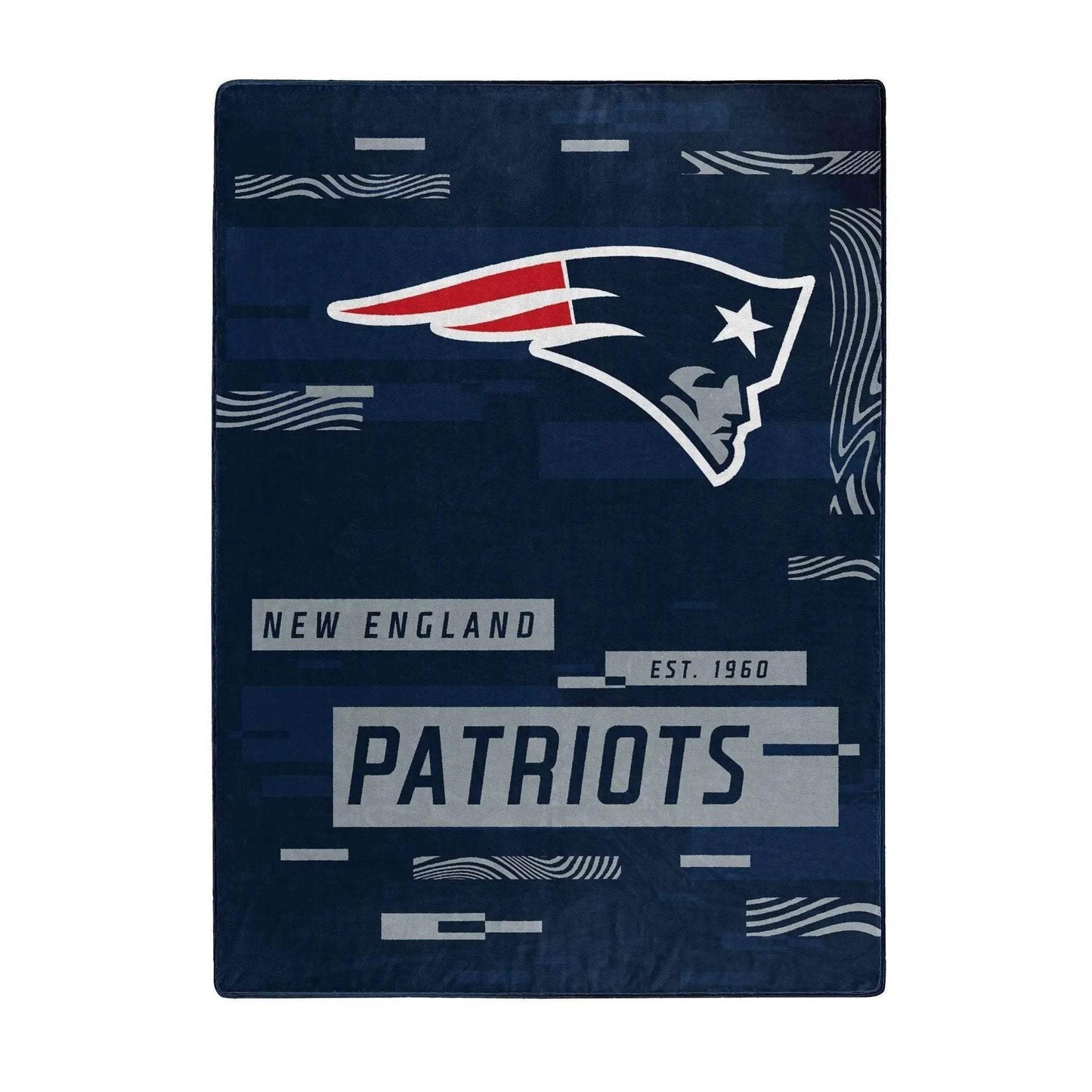 New England Patriots Raschel Throw Blanket Digitize Design - ToylandEU™